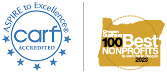 CARF Accredited and 2023 100 Best Nonprofits to Work For in Oregon